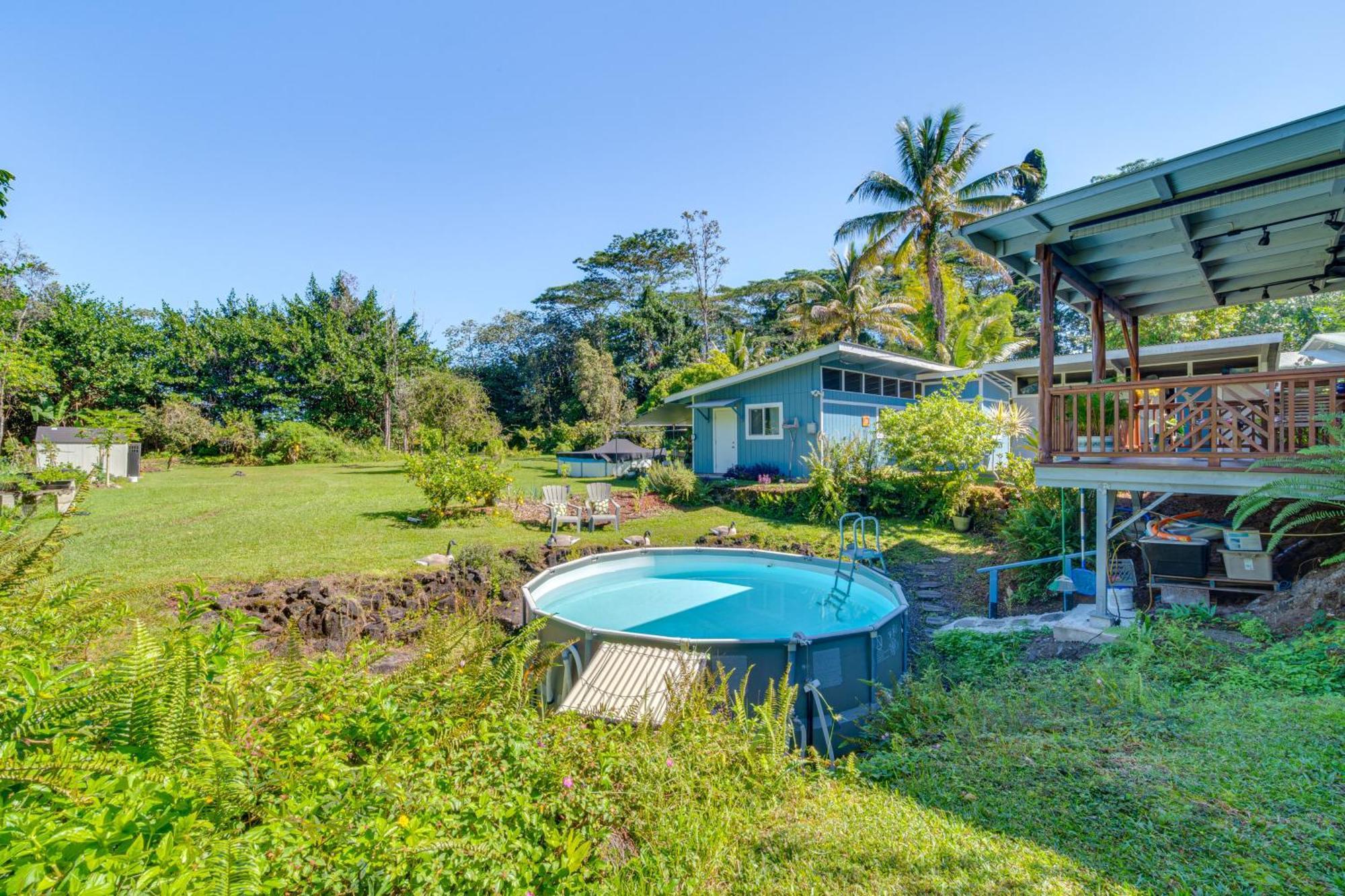 Keaau Apartment On Beautiful Acre With Pool And Deck! Exteriér fotografie